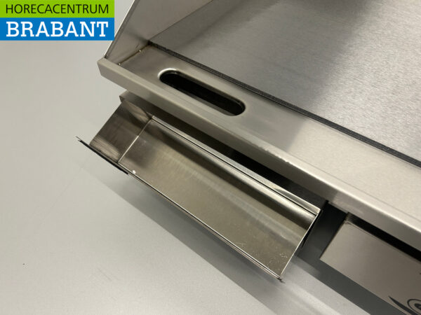 Edelstahl Grillplatte Glatte Platte 55 cm 230V Horeca – Bild 6