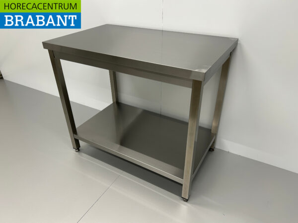 Edelstahl Arbeitstisch Premium-line 100 x 60 x 85 cm Catering – Bild 2
