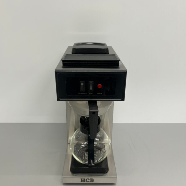 HCB Edelstahl Kaffeemaschine Kaffeemaschine mit Kanne 1,8 Liter 230V Horeca