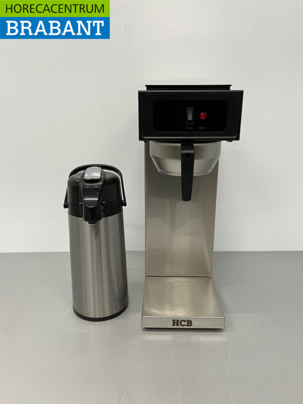 HCB Edelstahl Kaffeemaschine Kaffeeautomat 2,2 Liter 230V Horeca