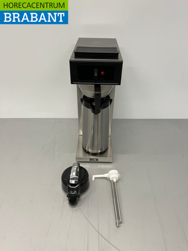 HCB Edelstahl Kaffeemaschine Kaffeeautomat 2,2 Liter 230V Horeca – Bild 6