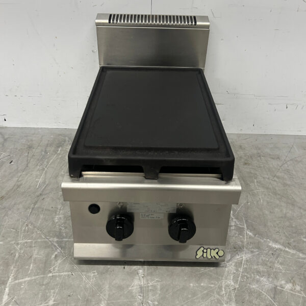 Edelstahl Silko Griddle Grill 40 cm GAS/230V Horeca