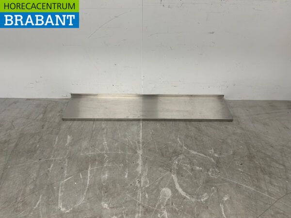 Wandregal aus Edelstahl 140 x 30 cm Horeca