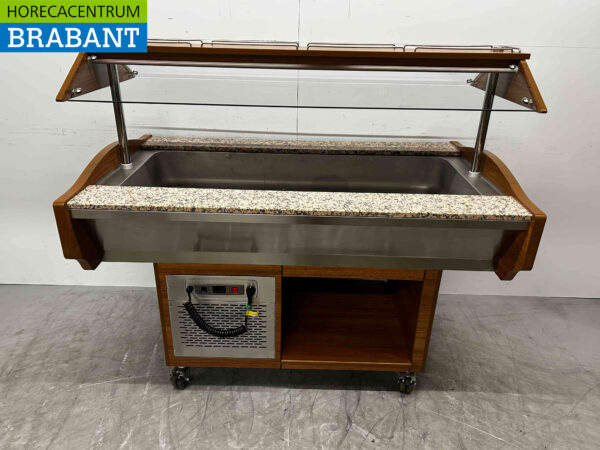 Mobiles Arisco Kühlbuffet Buffet gekühlt 4 x 1/1 GN 150,5 cm 230V Horeca