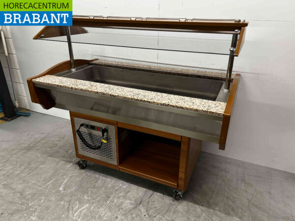 Mobiles Arisco Kühlbuffet Buffet gekühlt 4 x 1/1 GN 150,5 cm 230V Horeca – Bild 2
