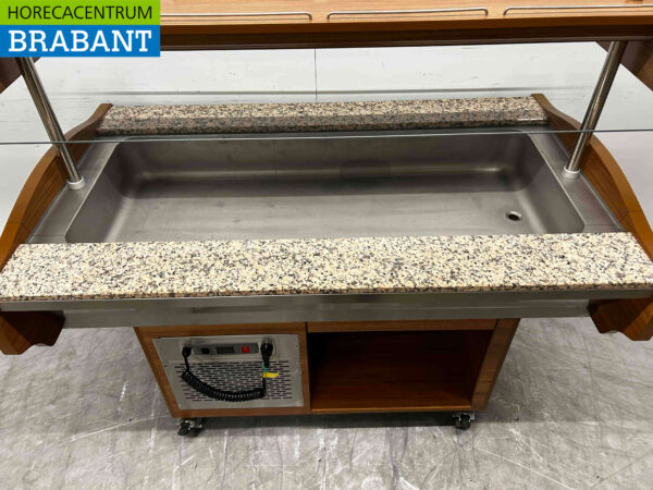 Mobiles Arisco Kühlbuffet Buffet gekühlt 4 x 1/1 GN 150,5 cm 230V Horeca – Bild 4