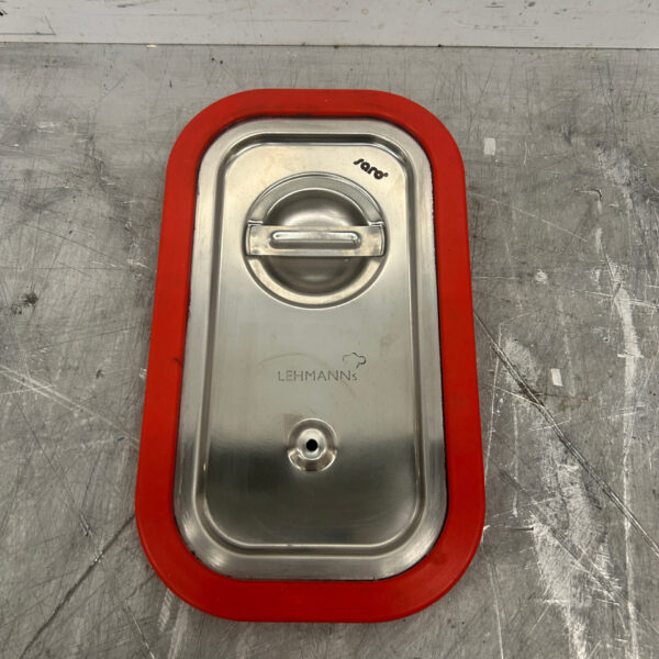 Edelstahl Gummi Gastronorm Deckel 1/4 GN Horeca