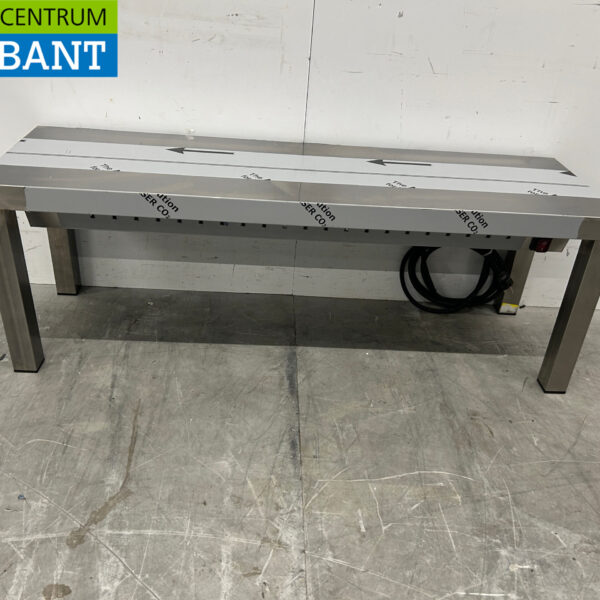 Combisteel-Heizbrücke aus Edelstahl Beheizter Speisenträger 100 cm Horeca