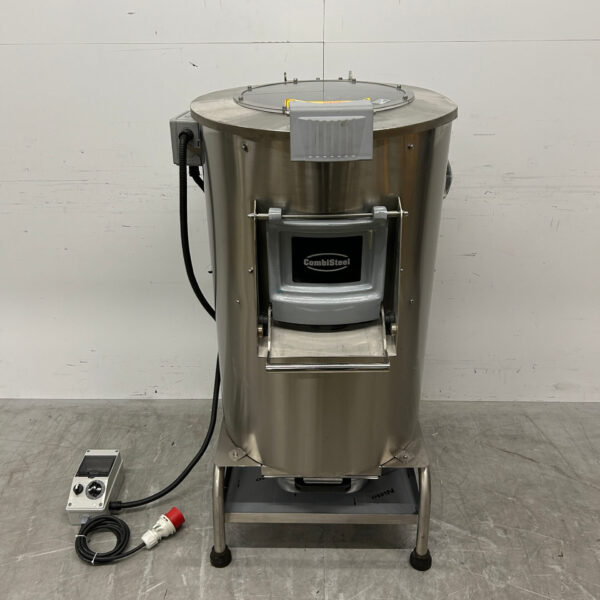 Edelstahl Combisteel Kartoffelschäler Schaber mit Filter 50 kg 400V Horeca