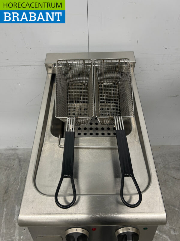 Combisteel Fritteuse aus Edelstahl 18 Liter 400V Horeca – Bild 4