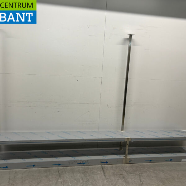 Edelstahl-Deckenregal Etagere Bridge 320 x 30 x 197,5 cm Catering