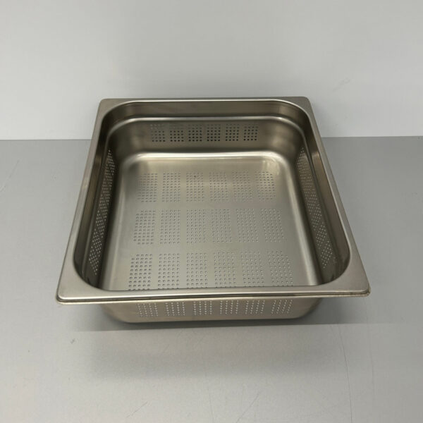 Gelochtes Gastronormtablett aus Edelstahl GN Tablett 2/3 GN Tiefe 100 mm Horeca