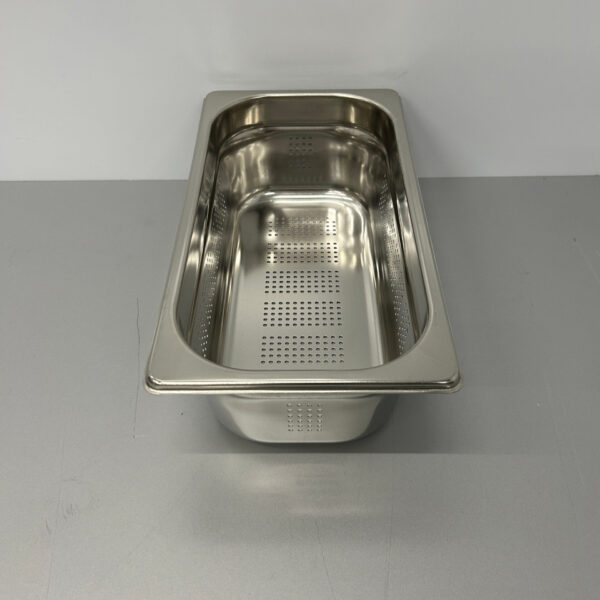 Gelochtes Gastronormtablett aus Edelstahl GN Tablett 1/3 GN Tiefe 100 mm Horeca