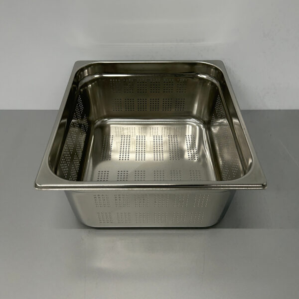 Gelochtes Gastronormtablett aus Edelstahl GN Tablett 2/3 GN Tiefe 150 mm Horeca