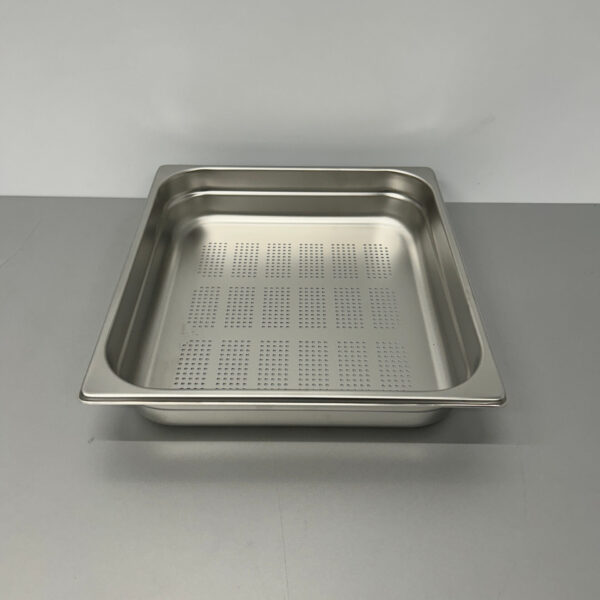 Gelochtes Gastronormtablett aus Edelstahl GN Tablett 2/3 GN Tiefe 65 mm Horeca