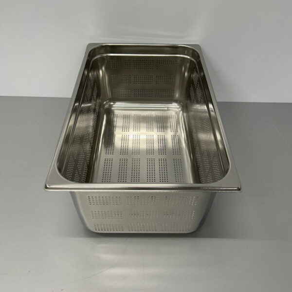 Gelochtes Gastronormtablett aus Edelstahl GN-Tablett 1/1 GN-Tiefe 200 mm Horeca