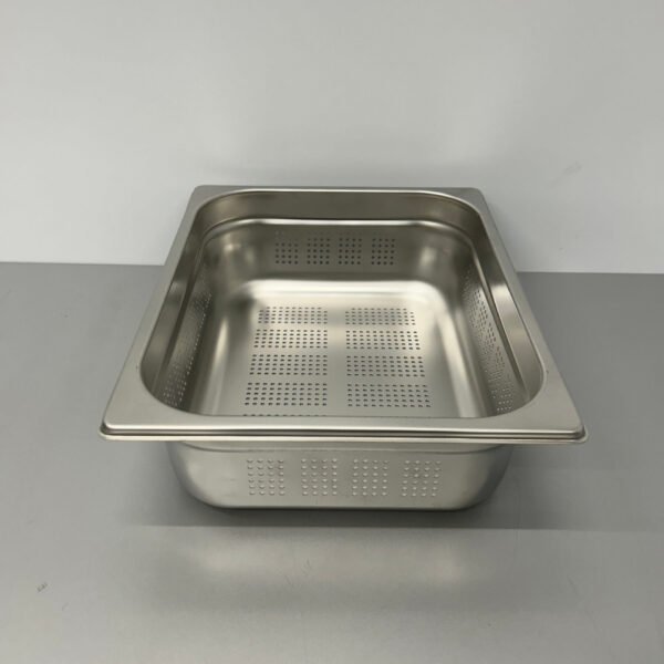 Gelochtes Gastronormtablett aus Edelstahl GN Tablett 1/2 GN Tiefe 100 mm Horeca