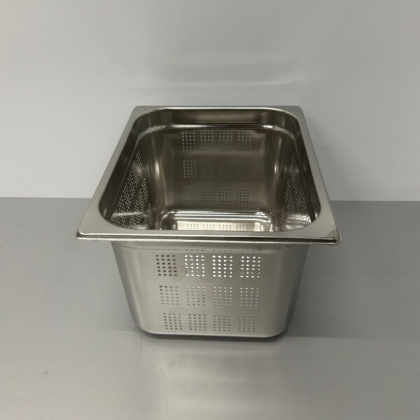 Gelochtes Gastronormtablett aus Edelstahl GN Tablett 1/2 GN Tiefe 200 mm Horeca