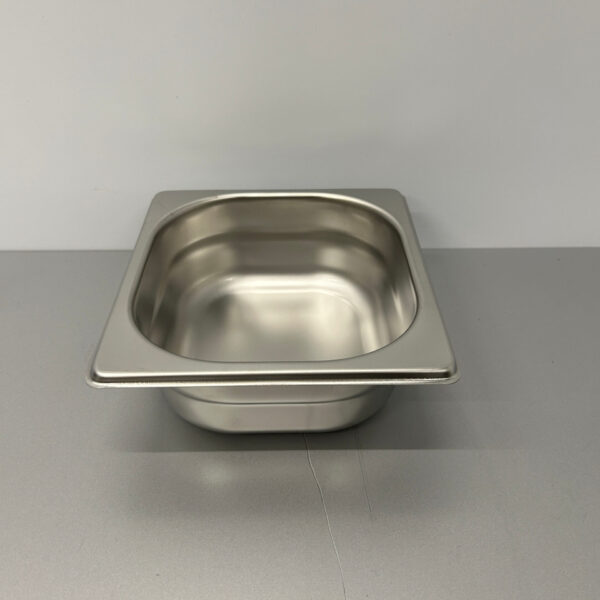 Edelstahl Gastronorm GN-Tablett 1/6 GN Tiefe 65 mm Horeca