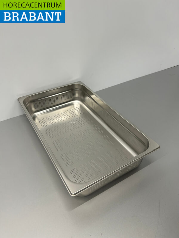 Gelochtes Gastronormtablett aus Edelstahl GN-Tablett 1/1 GN-Tiefe 100 mm Horeca – Bild 3