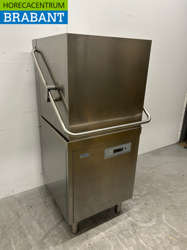 Edelstahl Classeq P500A Durchschub-Geschirrspüler Abtropfpumpe 400V Horeca – Bild 3