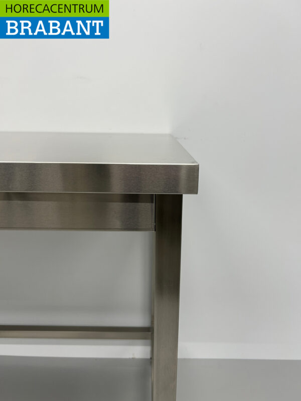 Edelstahl Arbeitstisch Edelstahl Tisch Basic-line 150 x 60 x 85 cm Catering – Bild 4