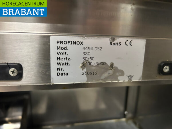 Edelstahl Profinox Doppelfritteuse Frittieren 2 x 16 Liter 400V Horeca – Bild 6