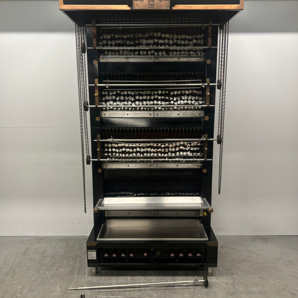 Ubert FF38 Vertikaler Hähnchengrill Grill 8 Spieße GAS/230V Catering