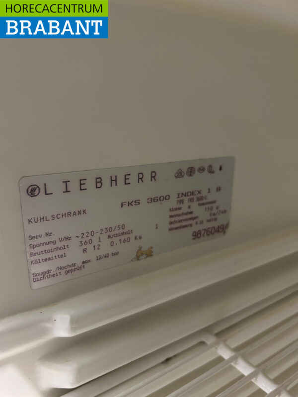 Liebherr Kühlschrank Kühlung 360 Liter 230V Horeca – Bild 5
