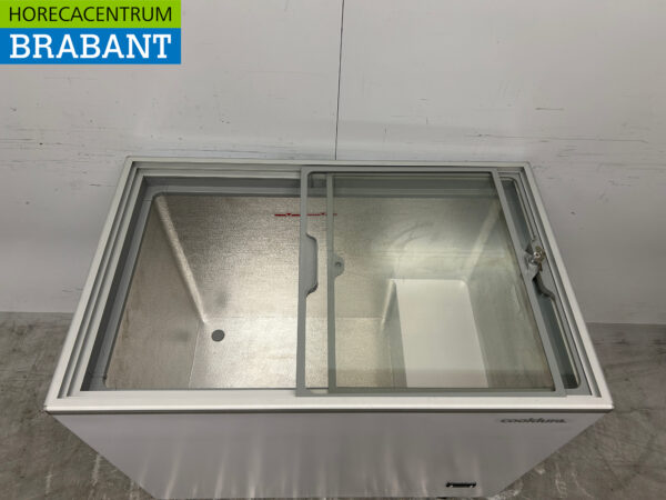 Mobile Kühltruhe mit Glasschiebedeckel 314 Liter 230V Horeca – Bild 4