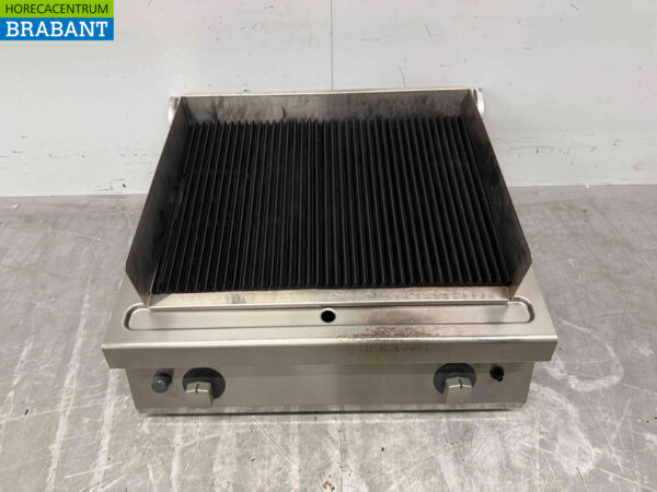 Edelstahl Zanussi Grill Griddle GAS Erdgas 80 cm Horeca – Bild 2