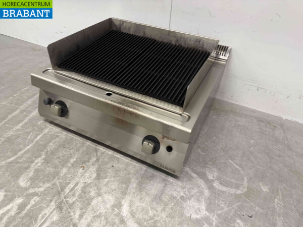 Edelstahl Zanussi Grill Griddle GAS Erdgas 80 cm Horeca – Bild 3