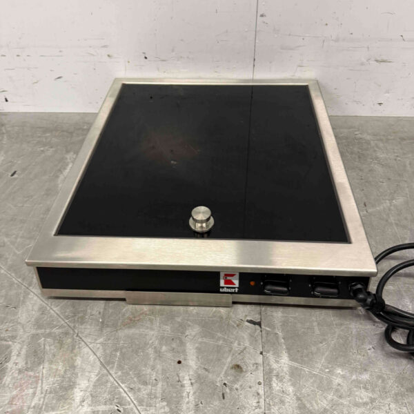 Edelstahl Ubert Keramik Doppel Grillplatte Bratpfanne 50 cm 400V Horeca