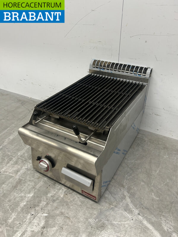 Edelstahl Diamond Lava Grill Steingrill 40 cm Gas Catering – Bild 2