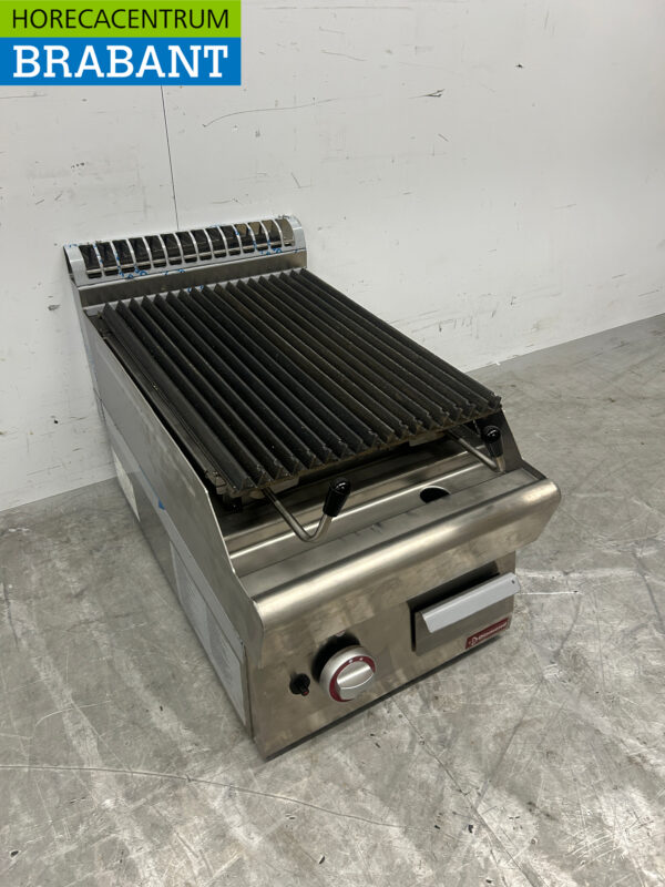 Edelstahl Diamond Lava Grill Steingrill 40 cm Gas Catering – Bild 3