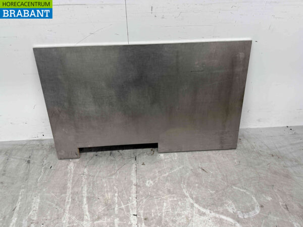 Arbeitsplatte aus Edelstahl 118,5 x 70 cm Horeca