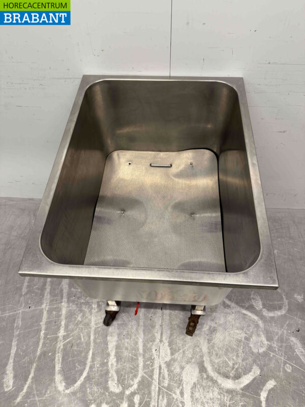 Mobile Rührschüssel aus Edelstahl 81,5 cm Metzgerei Catering – Bild 5