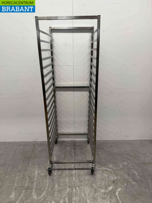 Tablettwagen aus Edelstahl 18 x 2/1 GN Catering