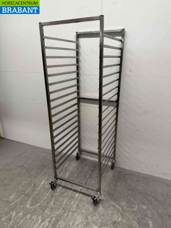 Tablettwagen aus Edelstahl 18 x 2/1 GN Catering – Bild 2