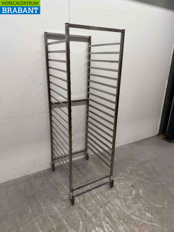 Tablettwagen aus Edelstahl 18 x 2/1 GN Catering – Bild 3