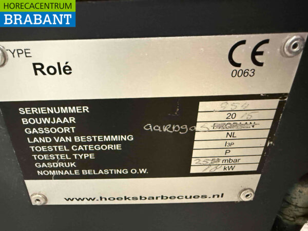 Hoeks Rolé Barbecue Bbq Lavagrill Naturgas Horeca – Bild 6
