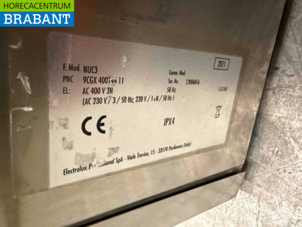 Zanussi NUC3 Geschirrspüler aus Edelstahl Frontlader 400V Horeca – Bild 5