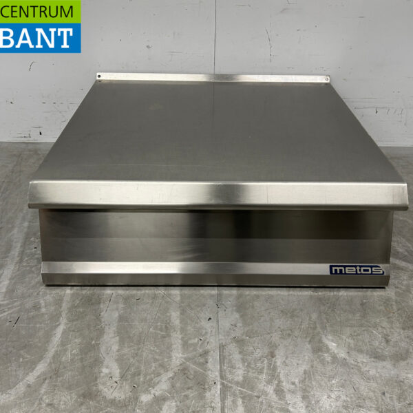 Metos Arbeitsschrank aus Edelstahl Neutraler Jalousiekasten 80 cm Horeca