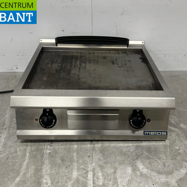 Edelstahl Metos Backblech Glatt 80 cm 400V Horeca
