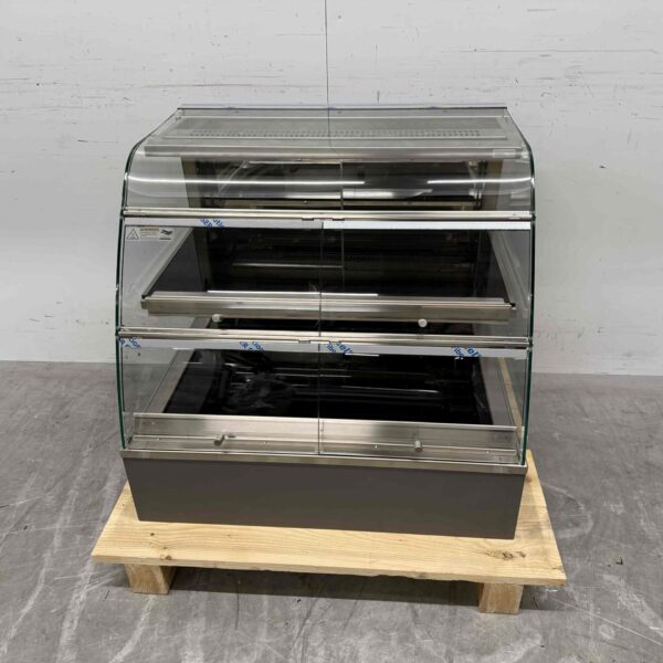 Edelstahl Ubert Infrarot Wärmevitrine Wärmevitrine 80 cm 230V Horeca
