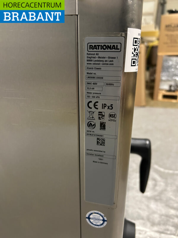Rational iCombi Classic 6-1/1E Combisteamer Dampfgarer aus Edelstahl 400V Horeca – Bild 8