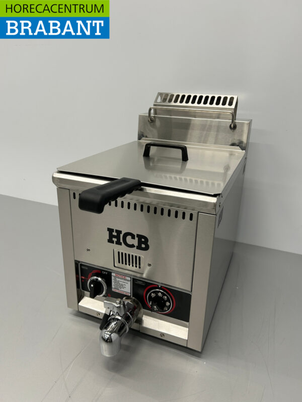 Edelstahl Friteuse Fritteuse 21 Liter PROPAAN Gas Horeca – Bild 2