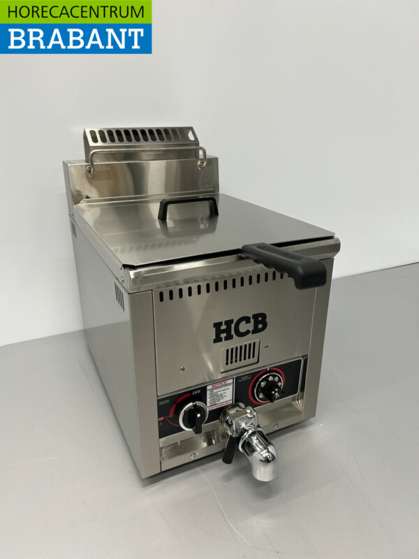 Edelstahl Friteuse Fritteuse 21 Liter PROPAAN Gas Horeca – Bild 3