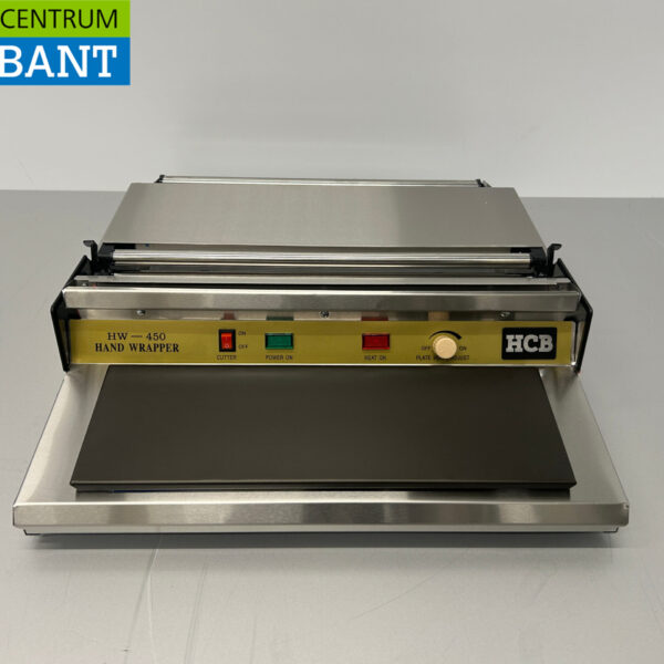 HCB Edelstahl Beheizter Handabroller Frischhaltefolie Wrapping machine Handpacker 40 cm 230V Horeca
