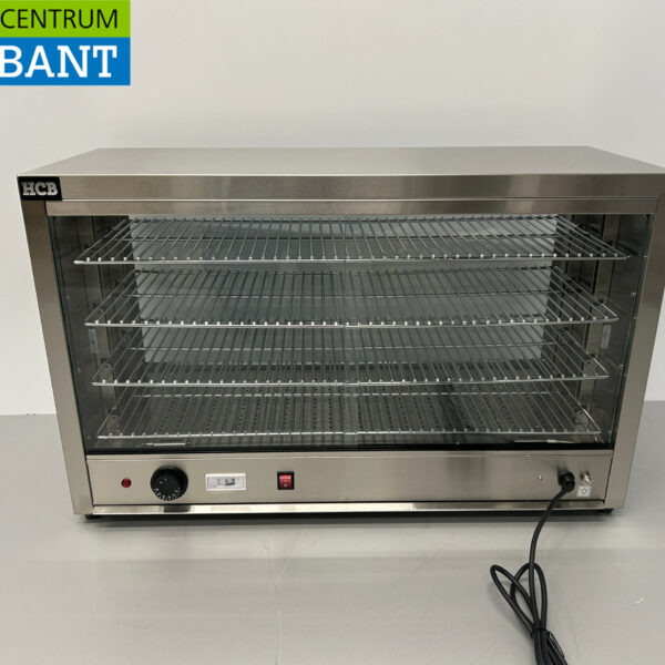 Wärmeschrank aus Edelstahl Wärmevitrine 85 cm 230V Horeca